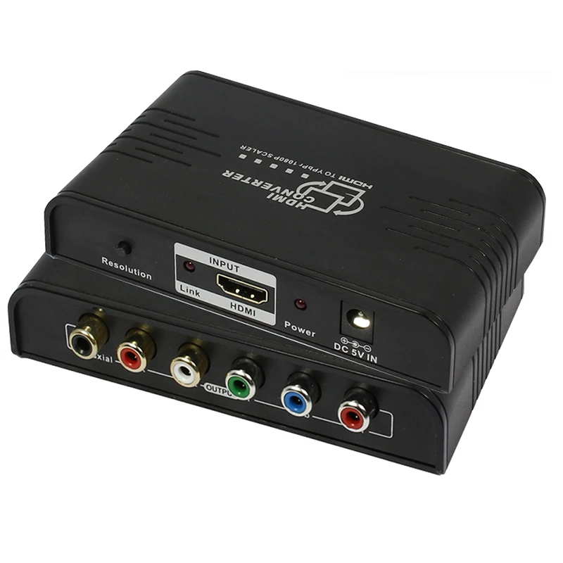 Компонент HD конвертер HDMI в компонент Ypbpr видео и аудио конвертер с цифровым коаксиальным аудио для PS4 Apple tv и т. д