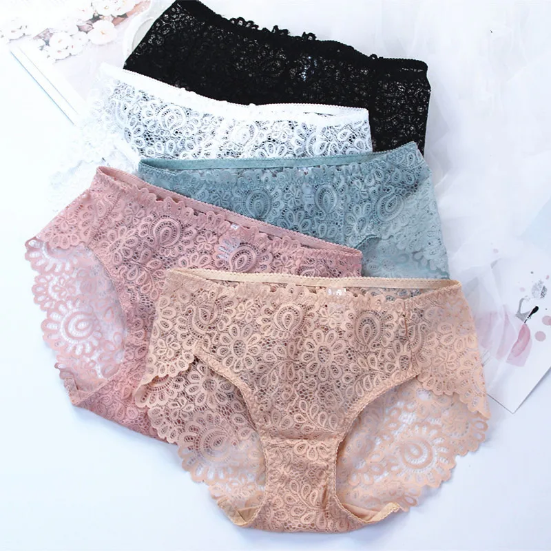 Женские модные трусики кружевные трусы женское нижнее белье с высокой посадкой