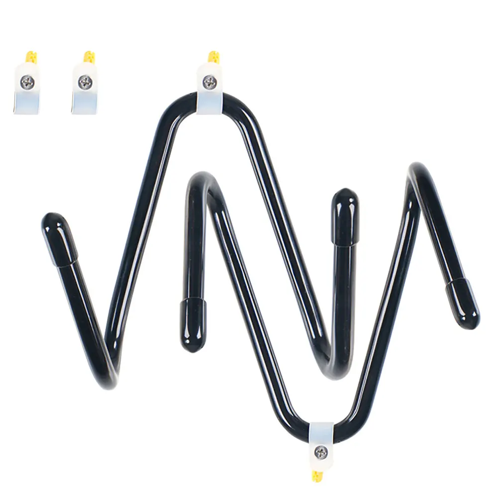 

Skateboard Wall Mount Adjustable Longboard Hanger Rack Storage Display With Screw Black 2PCS 13x4 Cm Skateboard Wall Mount