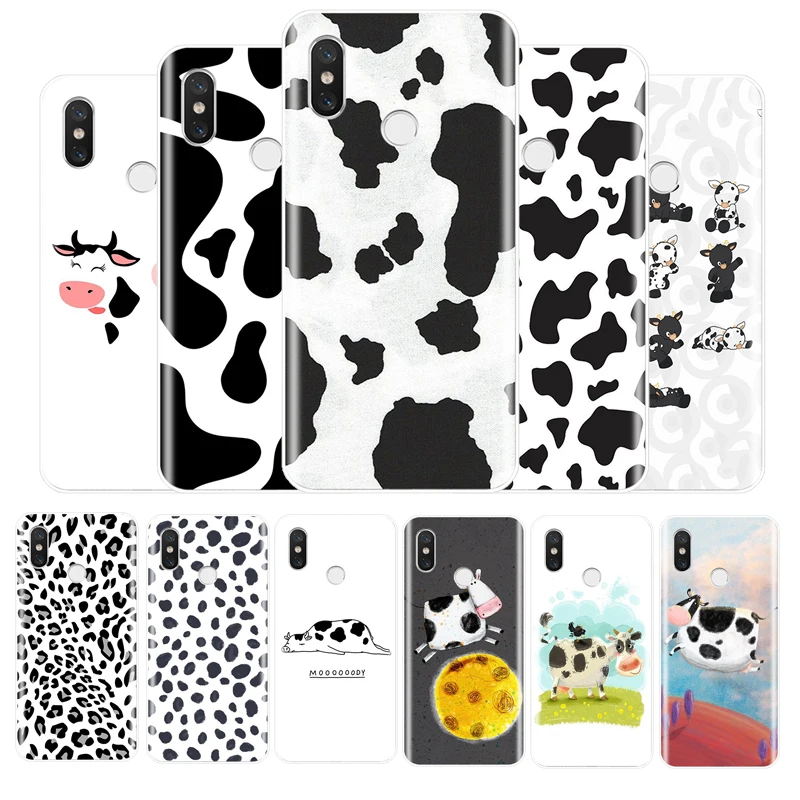 Белая черная коровья пятна символ рисунок силиконовая искусственная кожа для