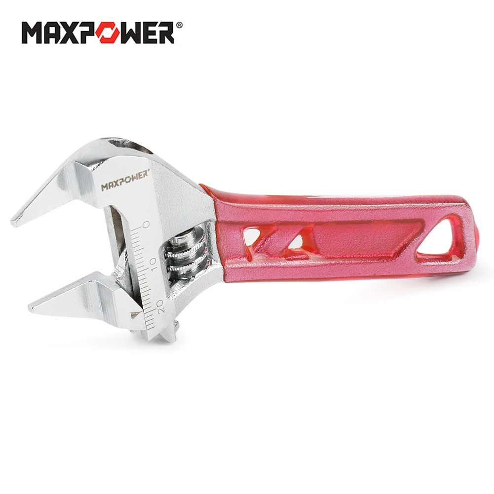 1 шт. регулируемый гаечный ключ из углеродистой стали большой с открытым концом