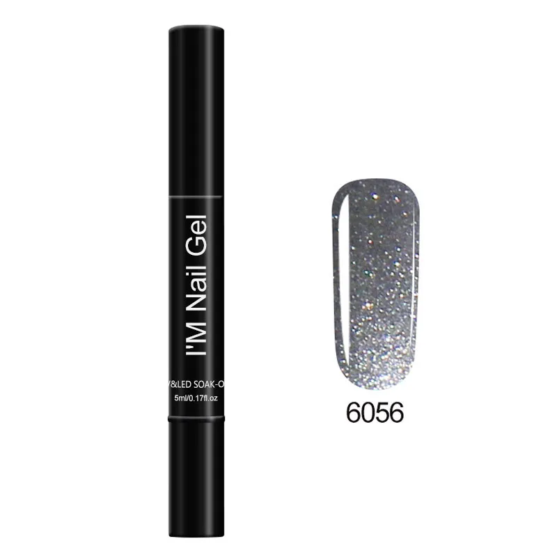 LAKIMU новинка полицветная ручка блестящий гель для ногтей гибрида 35 цветов легкое