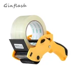 1 лента из ПК, герметизирующий упаковщик, дозатор ленты, совместимый с шириной 6 см, держатель ленты для запечатывания, резак, ручная упаковочная машина, цвет случайный