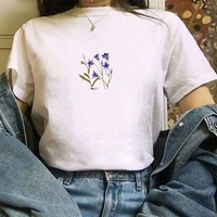 flower t shirts short sleeve summer clothes for women tshirt woman 2020 women clothing with sleeves white crop top tops womens