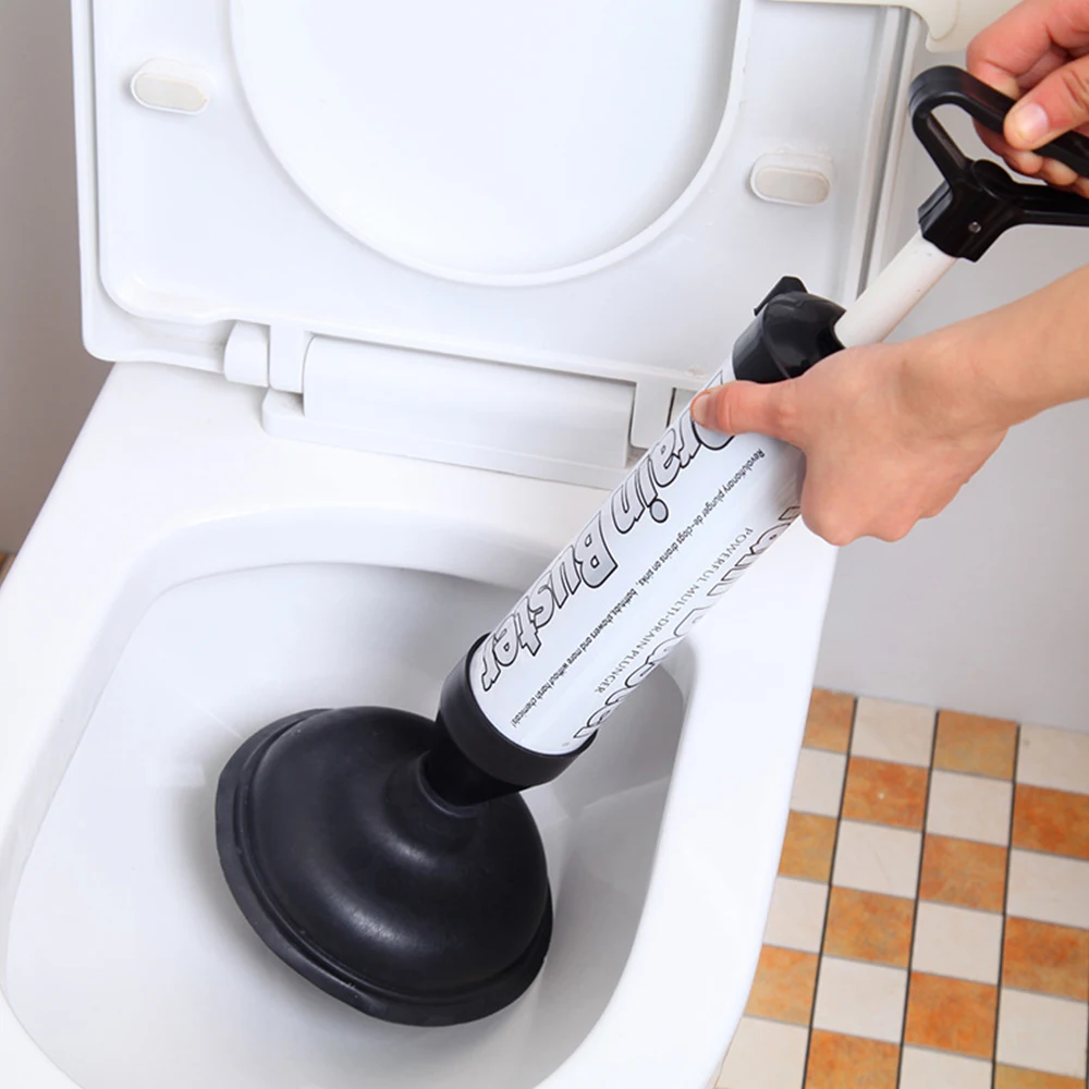 

Powerful Manual Drain Buster Strong Plunger Toilet Dredger Cleaner Sink Pipe Clog Remover Drain Cleaning Tool