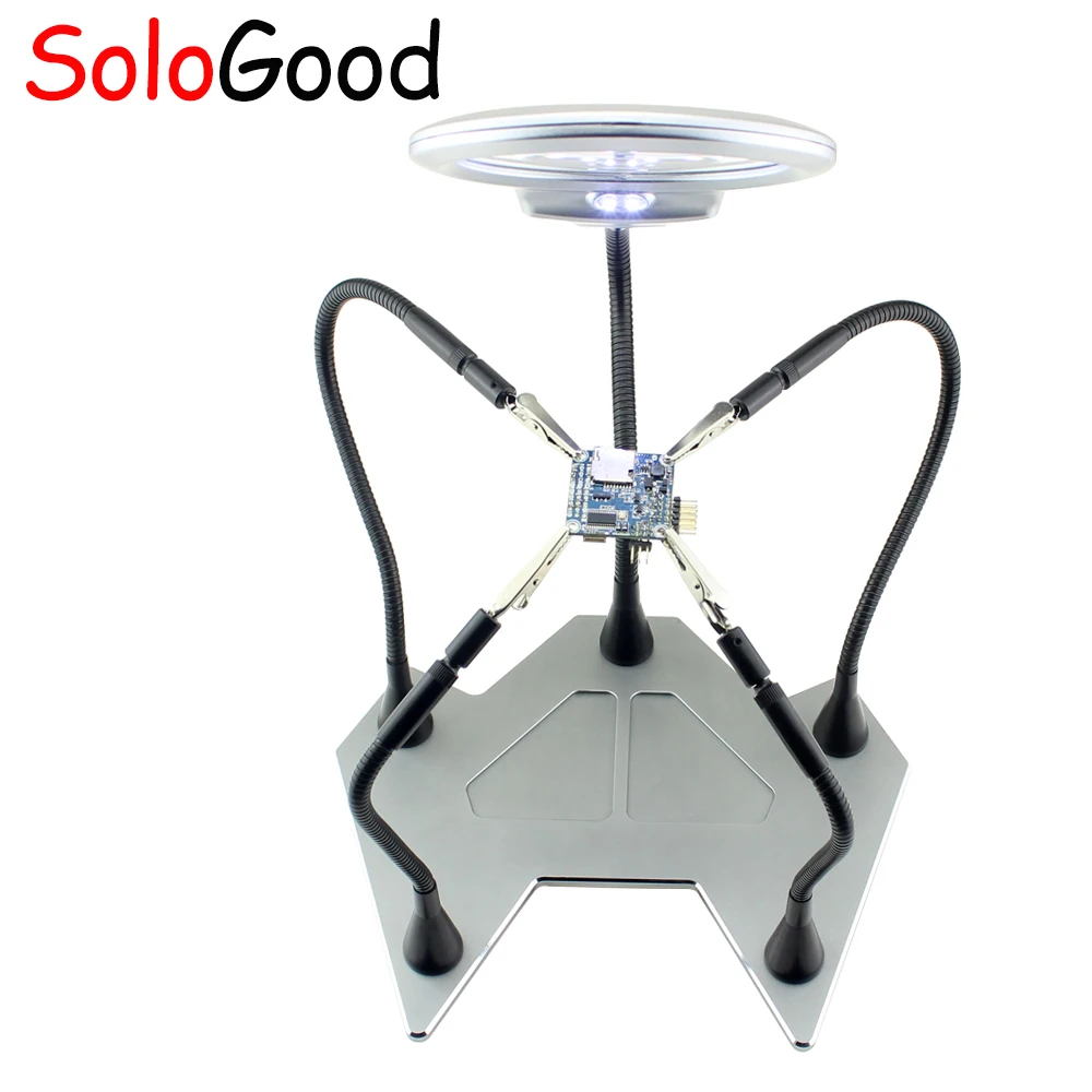 SoloGood светодиодный инструмент для пайки рук набор инструментов|Детали и