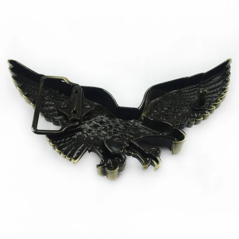 3D бронза Цвет Орел ковбойский ремень модная обувь с пряжкой хорошее покрытие