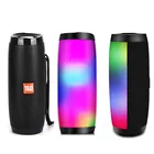 Беспроводная водонепроницаемая Портативная стерео Bluetooth-Колонка со встроенным внешним аккумулятором, уличный бас, HIFI TF FM-радио со светодиодной подсветкой
