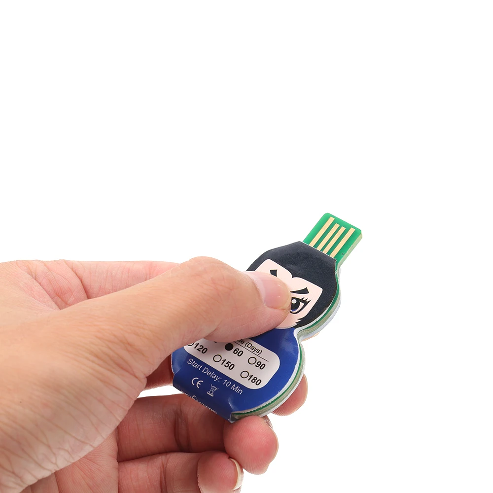Водонепроницаемый USB 2 0 PDF одноразовый регистратор данных о температуре 60 дней