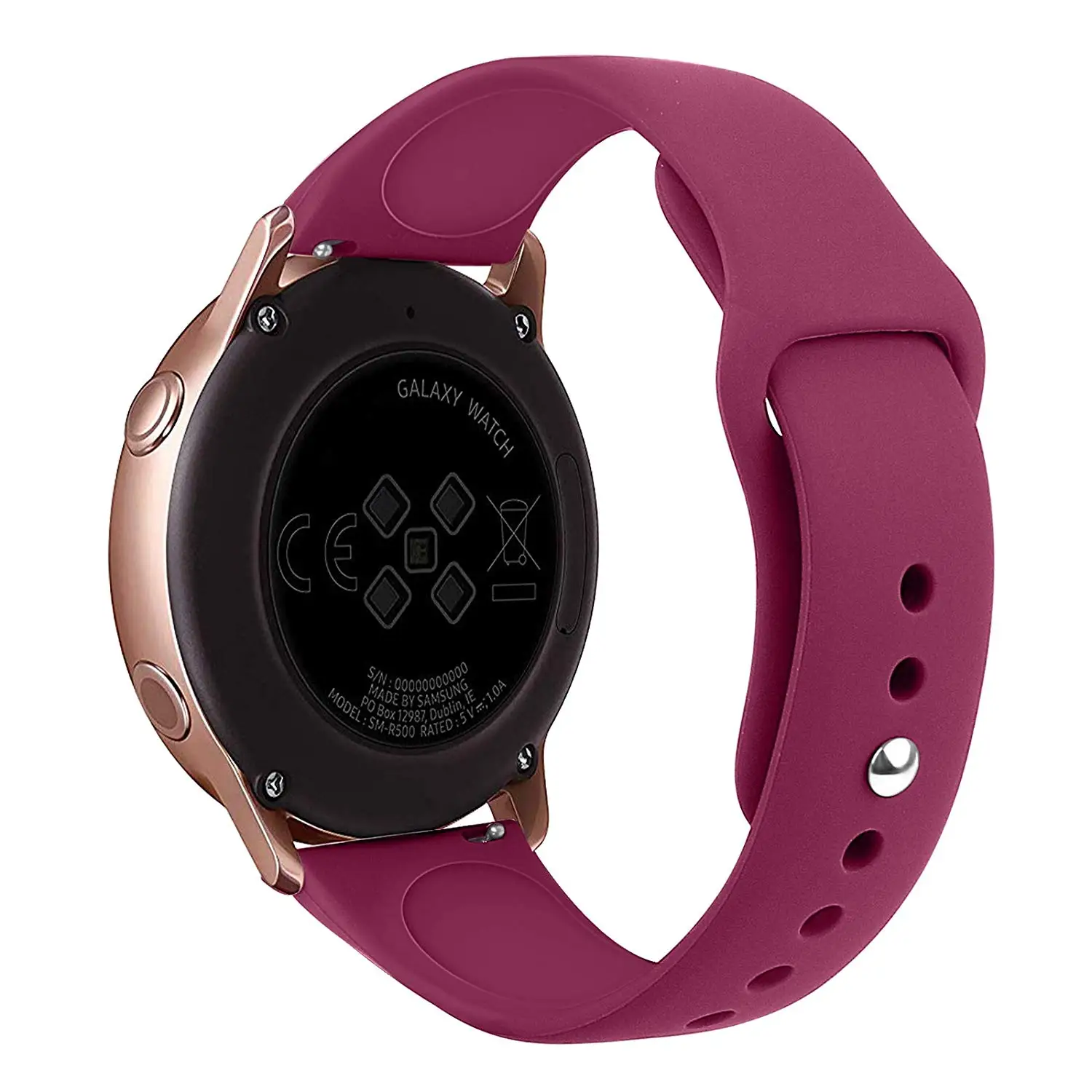 Для samsung Galaxy watch Active 2 ремешок 46 мм 42 gear S3 huawei watch 2 мягкий силиконовый браслет 20 мм 22 мм ремешок Galaxy watch band