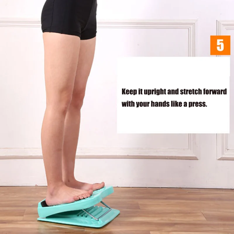 Складная Педаль для фитнеса мышцы ног стрейч доска дома стойка похудения массаж