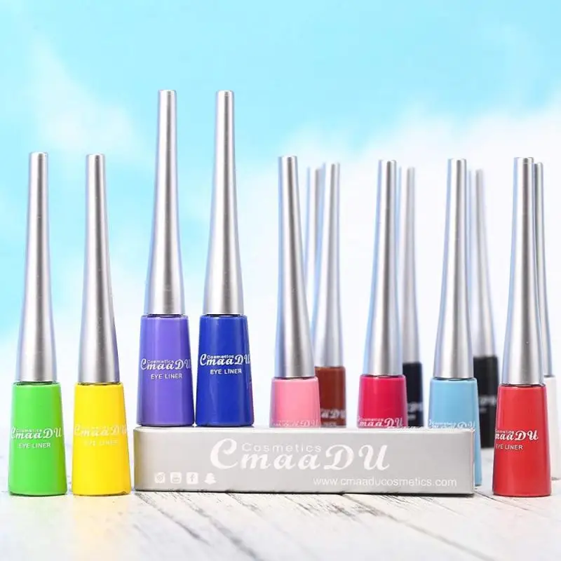 

14PCS/SET Waterproof Liquid Eyeliner Pencil Matte Quick-drying Long Lasting Non-smudge Eyeliner Liquid Anti-sweat TSLM1