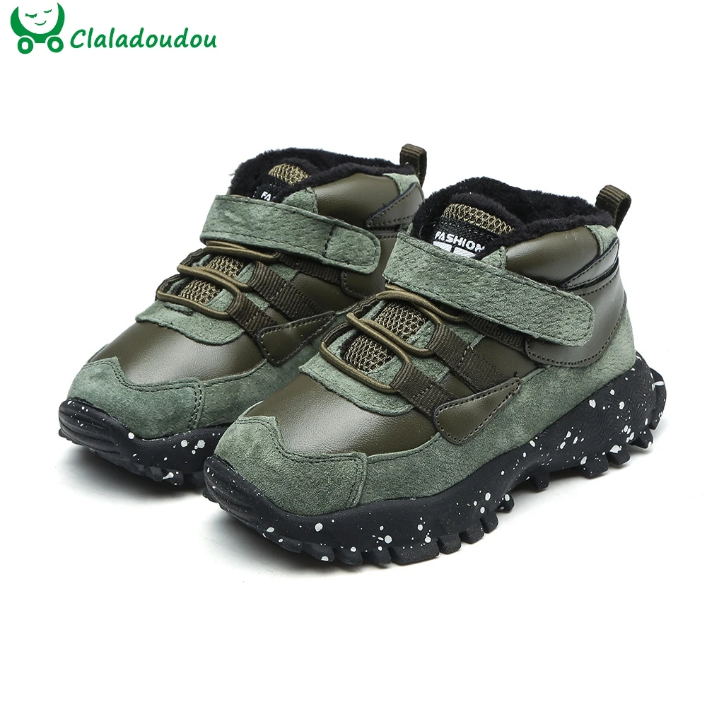

Claladoudou 14-16cm Brand Winter Baby Tennis Shoes Black Thin Velvet Baby Boy Shoes 24m Leopard Babyshoes Toddler Sneakers 0-2Y