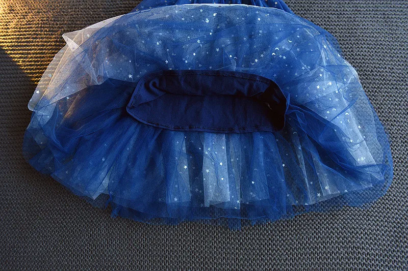 Vestido Infanti Kids Summer Princess Dress Girls Performance Costumes Children Birthday Party School Casual Sequin Star Dresses | Детская
