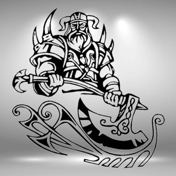 

Car Stickers Vinking Víkingar Pirate Warrior Creative Decoration Decals For Windshield Auto Tuning Styling Vinyls D30