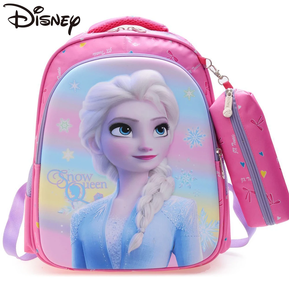 Рюкзак для начальной школы Disney Холодное сердце милый школьный ранец с градиентом