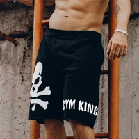 new mens gyms shorts run jogging sports fitness bodybuilding sweatpants male workout training brand knee length cottonshort pant