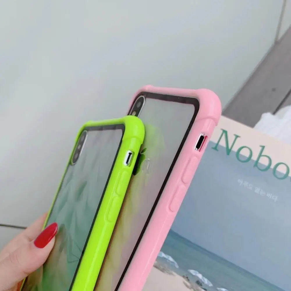 Градиентный 3D Алмазный чехол для iPhone 11 Pro MAX XR XS Max 8 7 6 6S Plus прозрачный силиконовый