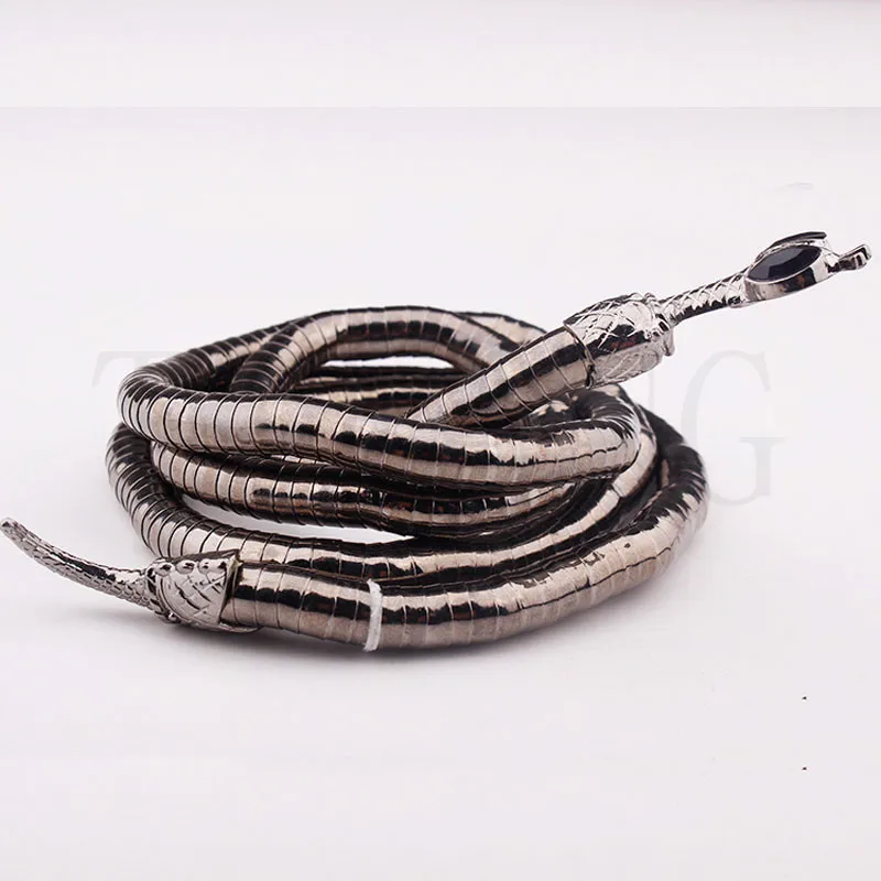 5 цветов 6 мм 90 см Гибкие DIY Змея головное ожерелье гибкий твисти браслет
