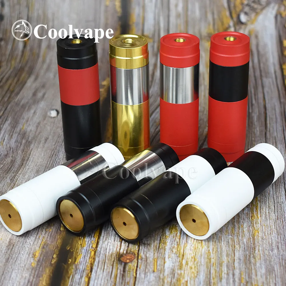 

coolvape elthunder lite mod Mechanical Mod brass material 18350/18650 battery 22mm Vaporizer Mechanical mod vape