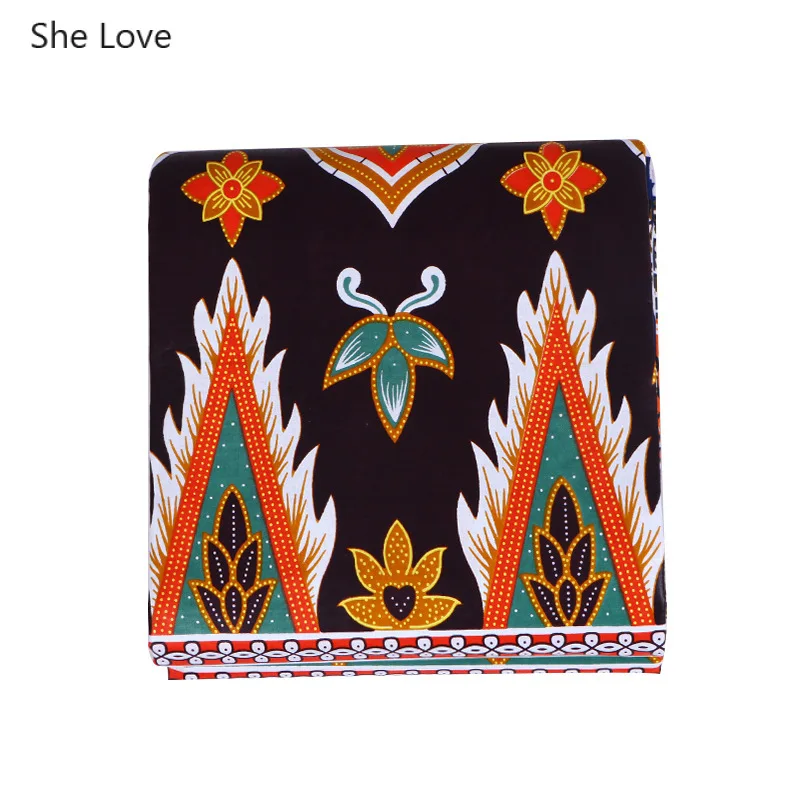 Девушка любит 1 ярд Анкара Африканский батик ткань настоящий воск полиэстер