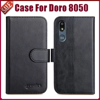Hot  Doro 8050 Case 5 45  Fashion Colors Flip Soft Leather Phone Wallet Cover For Doro 8050 Case Card Solts