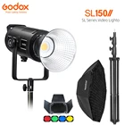 Godox SL150II SL150W II 150WS 5600K белая версия ЖК-панель Светодиодная лампа для видеосъемки с непрерывным выхосветодиодный студийный светильник с креплением Bowens
