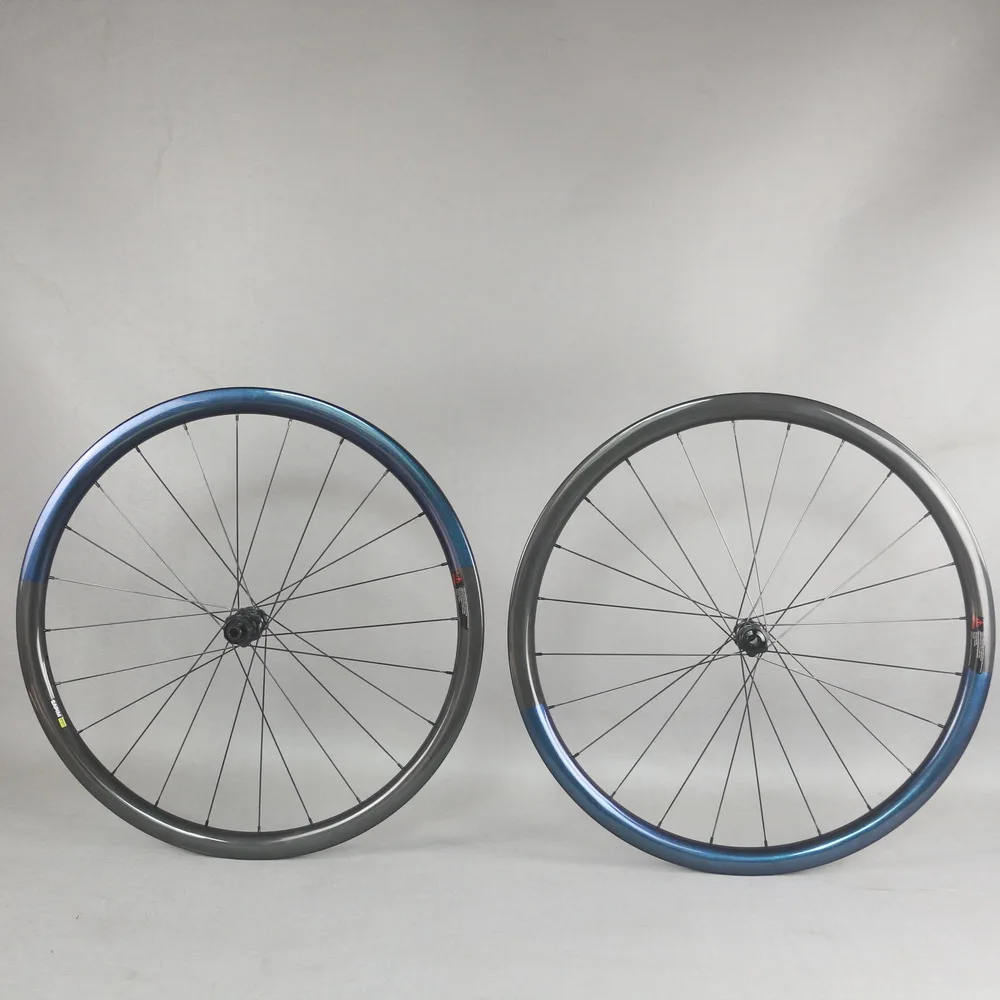 Пользовательские хамелеоновые цветные аэрокарбоновые дорожные дисковые колеса