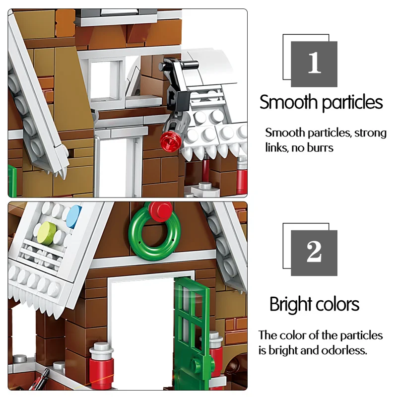 785 шт. Детский конструктор Зимняя деревня | Игрушки и хобби