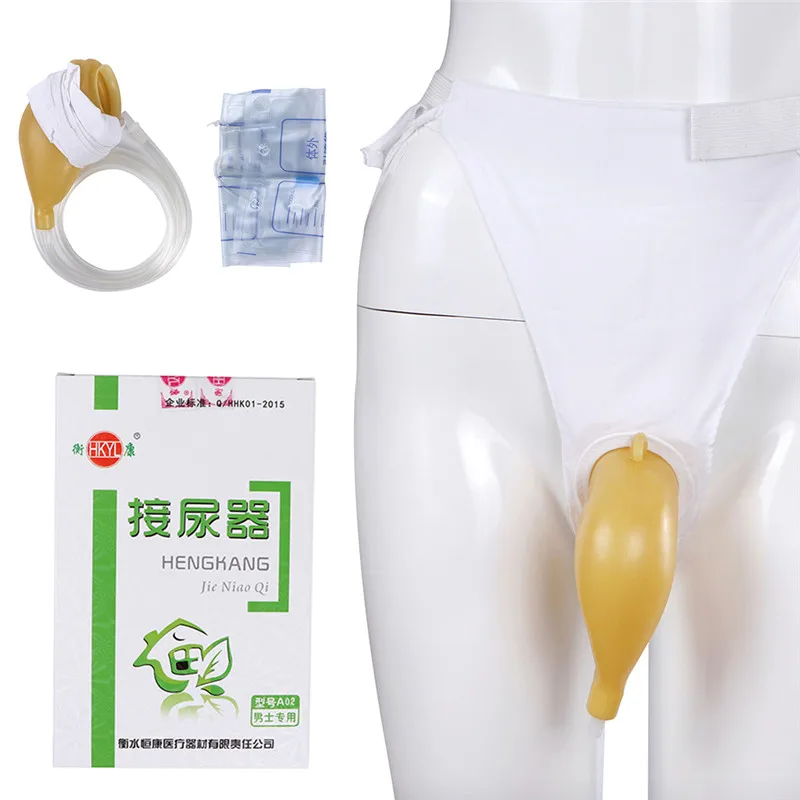 Reusable Male Female Urine Bag Urinal Pee Holder Collector Urinary Incontinence Bedridden Patient Urination Catheter 1000ML | Красота и