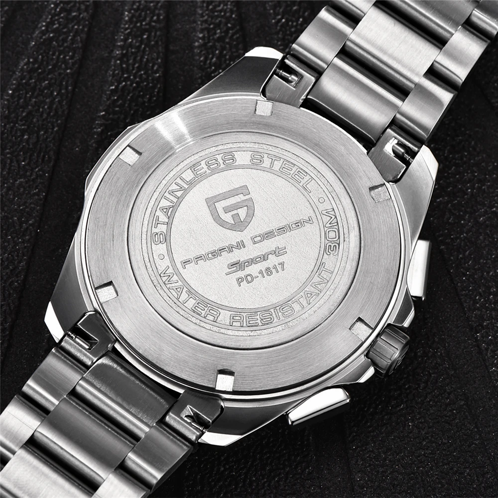 

2021 PAGANI Design New Top Brand Men Watches Quartz Watches Automatic Date Chronograph Japan VK67 Business Clock Reloj Hombre
