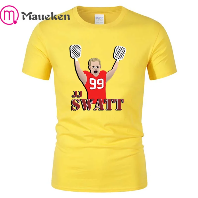 

2021 JJ Watt funny Arizona Short Sleeve Streetwear Hip Hop Casual Fashion Tees Shirts Harajuku Summer Tops