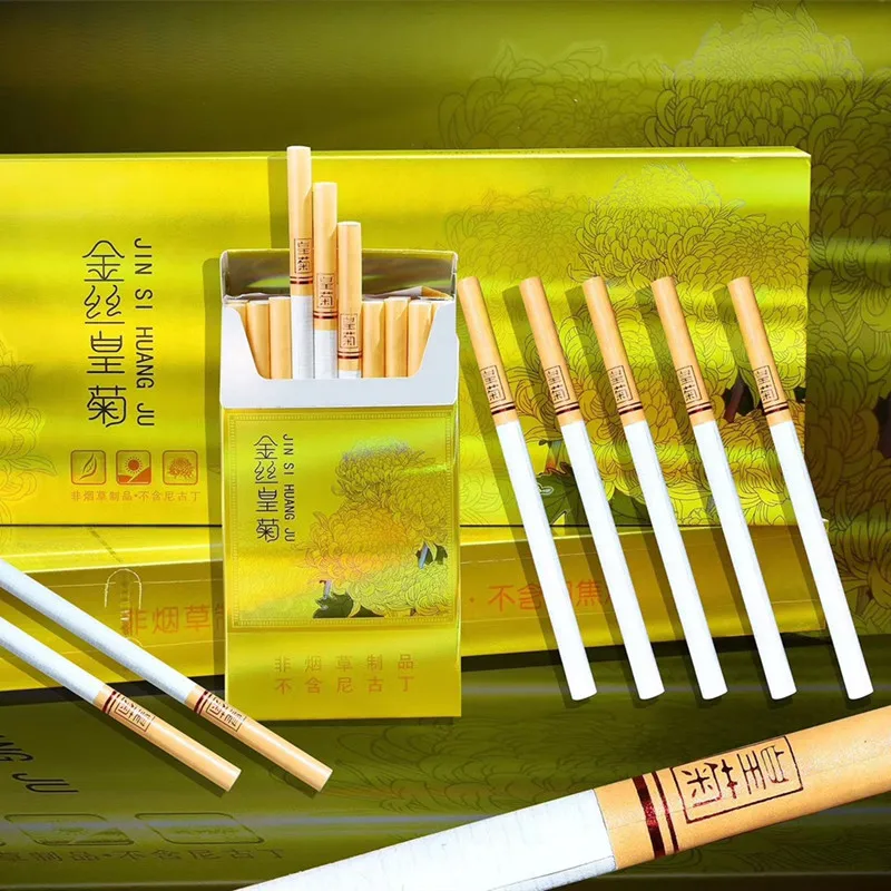 2021 tea smoke flower golden silk chrysanthemum fine branch substitute for tobacco products mint flavor one | Дом и сад