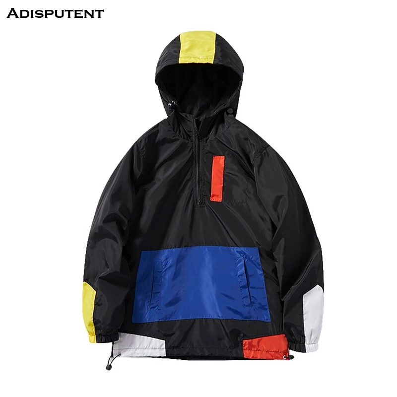 Модная мужская теплая куртка Мужская модная весенняя и осенняя с капюшоном