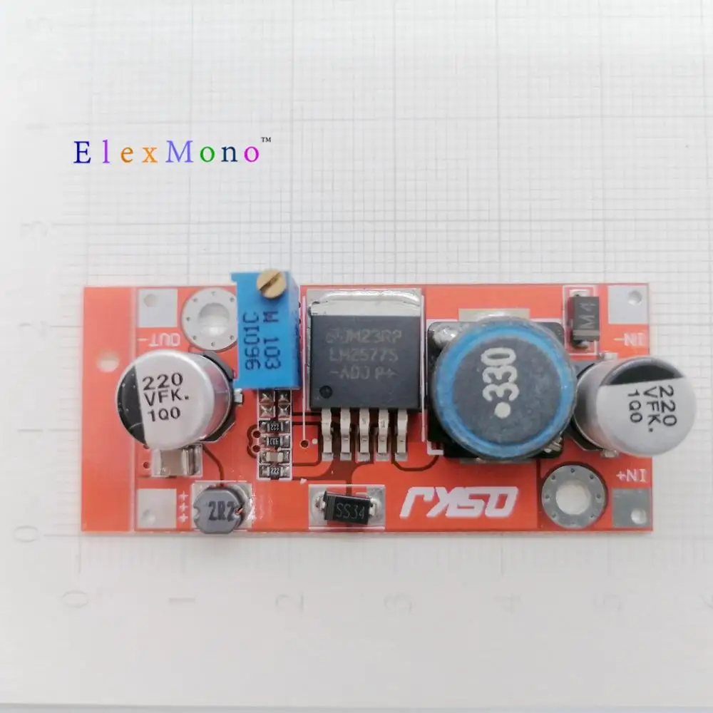 

3-34V to 4-35V DC-DC Converter Boost Step-up Module LM2577 Adjustable Voltage Regulator