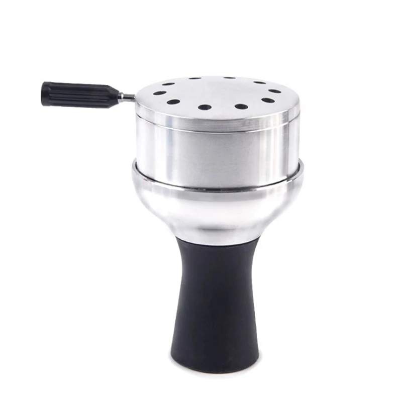 

Charcoal Hookahs Accessories Burner Holder Heater Keeper Shisha Bowl Silicone Metal Hookah Head Set for Shisha