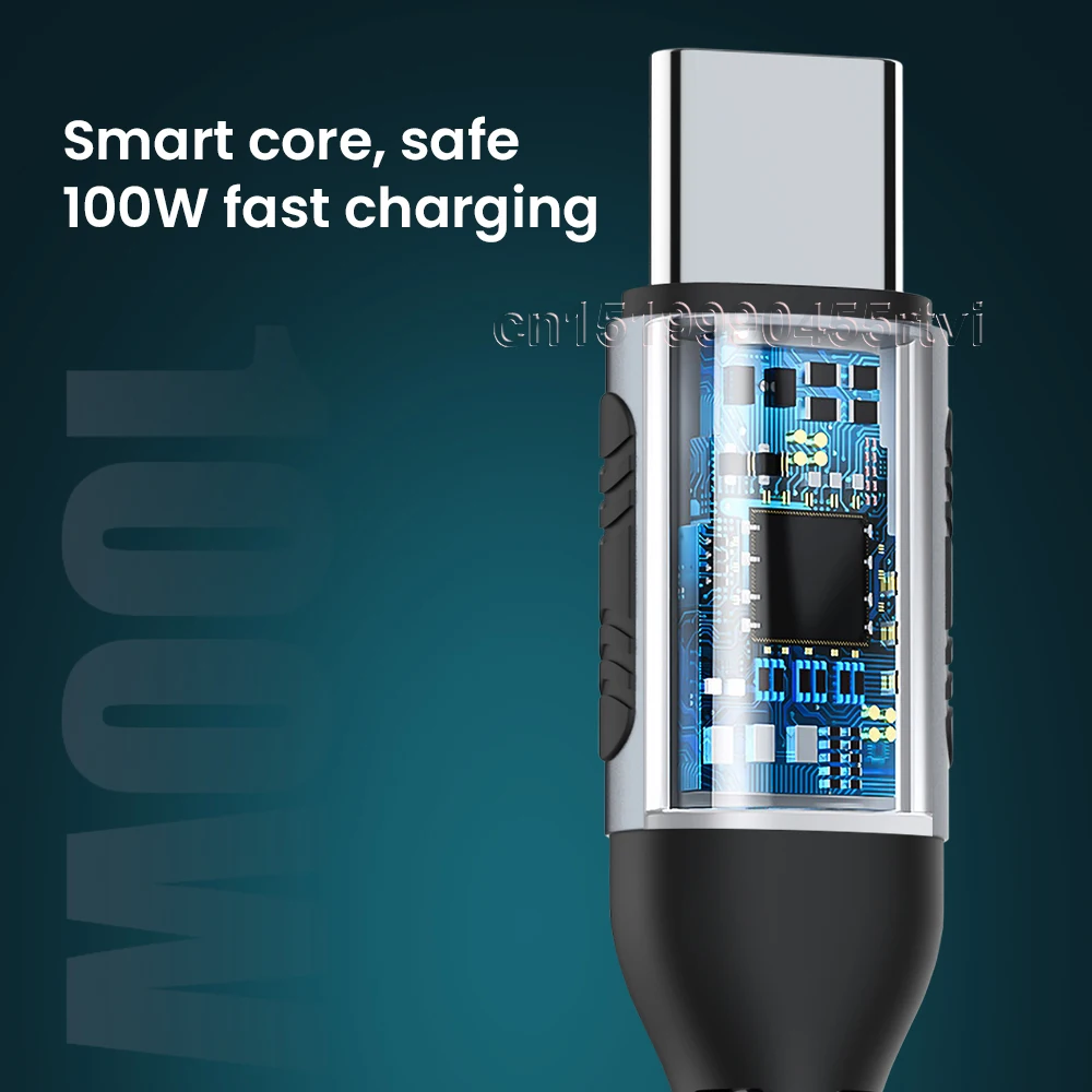 5A USB C TO USB C Data Cable Type C PD 100W For Samsung S 20 10 Note10 Note9 Fast Charging USB C For Redmi mi 11 HUAWEI P40 P30