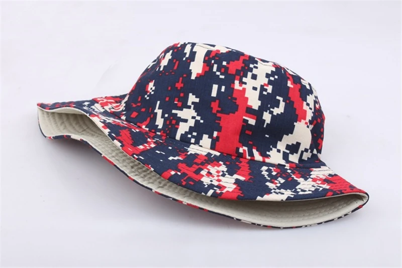 

2021New Unisex Sun Hats Women Summer Bucket Hat Men Camouflage Outdoor Fisherman Caps Panama Fedoras Visor Basin Cap