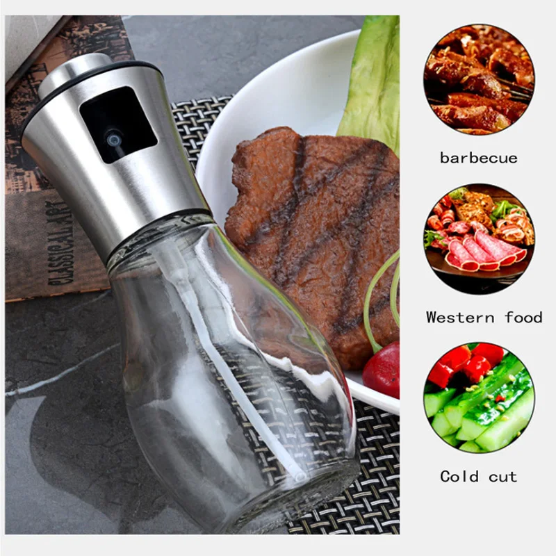 Бутылка для масла из нержавеющей стали 200 мл|Для запекания чеснока| |