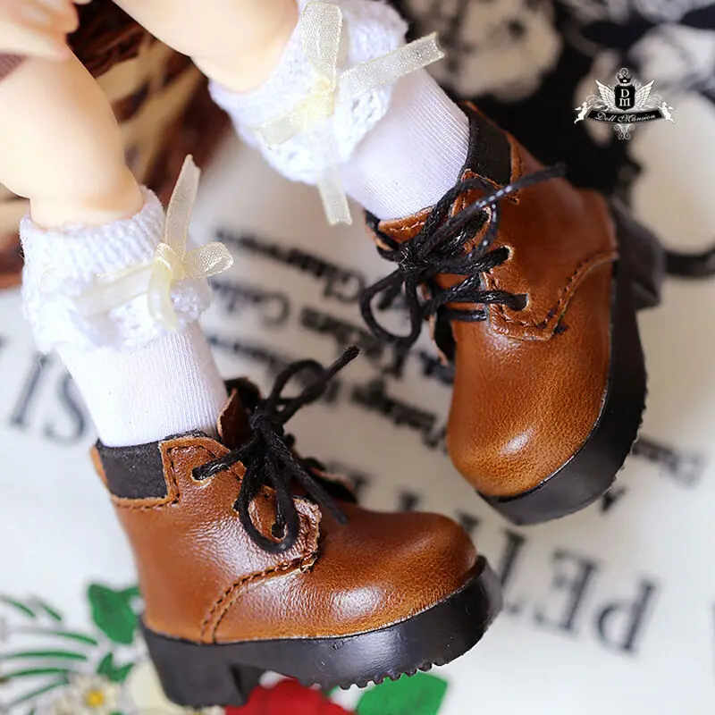 

1/6 BJD Shoes Tiny Yosd brown boots Dollfie DREAM DIM DK SOOM DOD Dollmore Luts AOD DZ MID AF