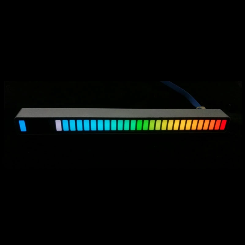 

32 Bit Music Level Indicator Aluminum Bar Voice Sound Control Audio Spectrum RGB Light LED Display Rhythm Pulse Signal