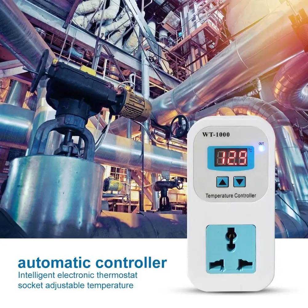 WT 1000 Умный Цифровой регулятор термостата температуры розетка подходит для