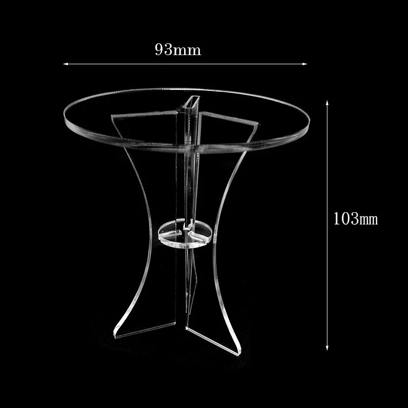 

1:6 Miniature Acrylic Table Clear Coffee Table DIY Dollhouse Furniture Accessories