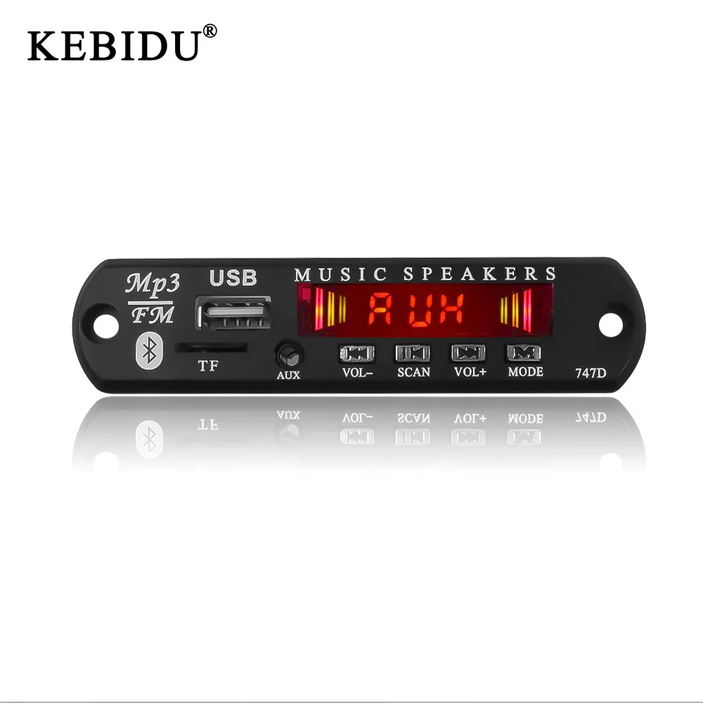 Автомобильный Bluetooth MP3 WMA FM AUX декодер плата аудио модуль TF SD карта USB радио