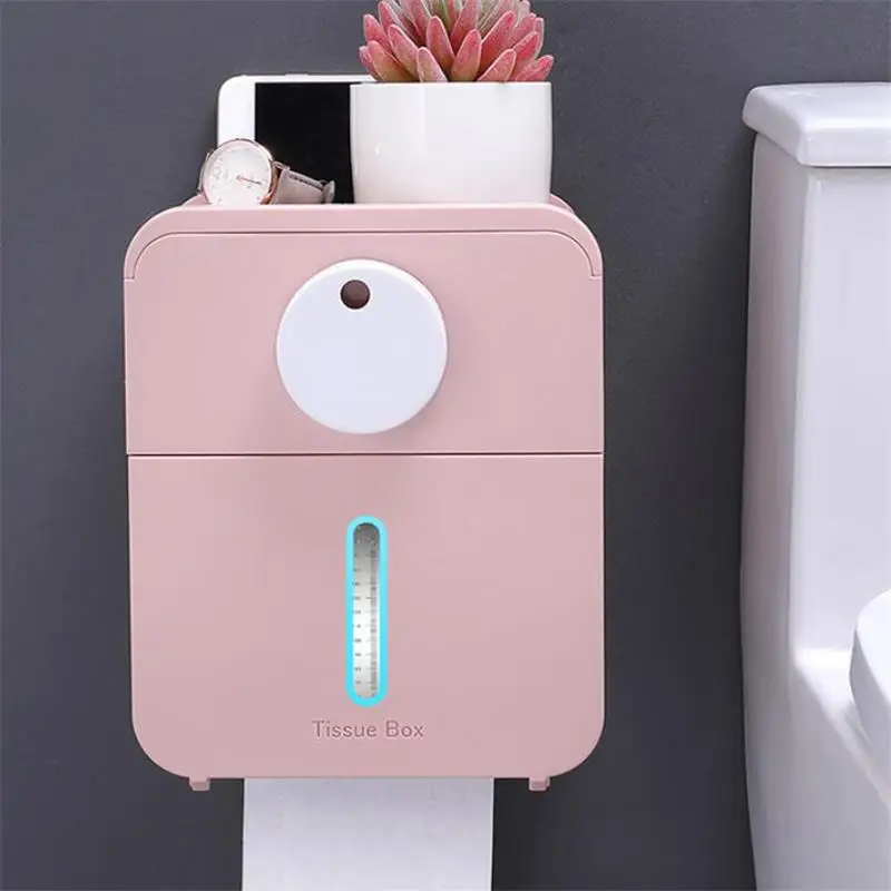 Держатель для туалетной бумаги водонепроницаемый настенный ящик хранения