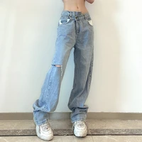 streetwear pockets y2k low waist jeans vintage fashion denim trousers 90s baggy jeans women pants pantalons capris