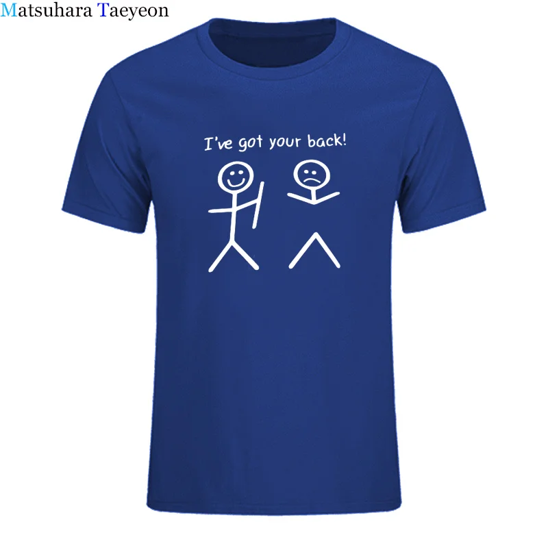 

Футболка мужская с коротким рукавом и круглым вырезом, забавная уличная одежда, мужская футболка с рисунком, я получила вашу спину