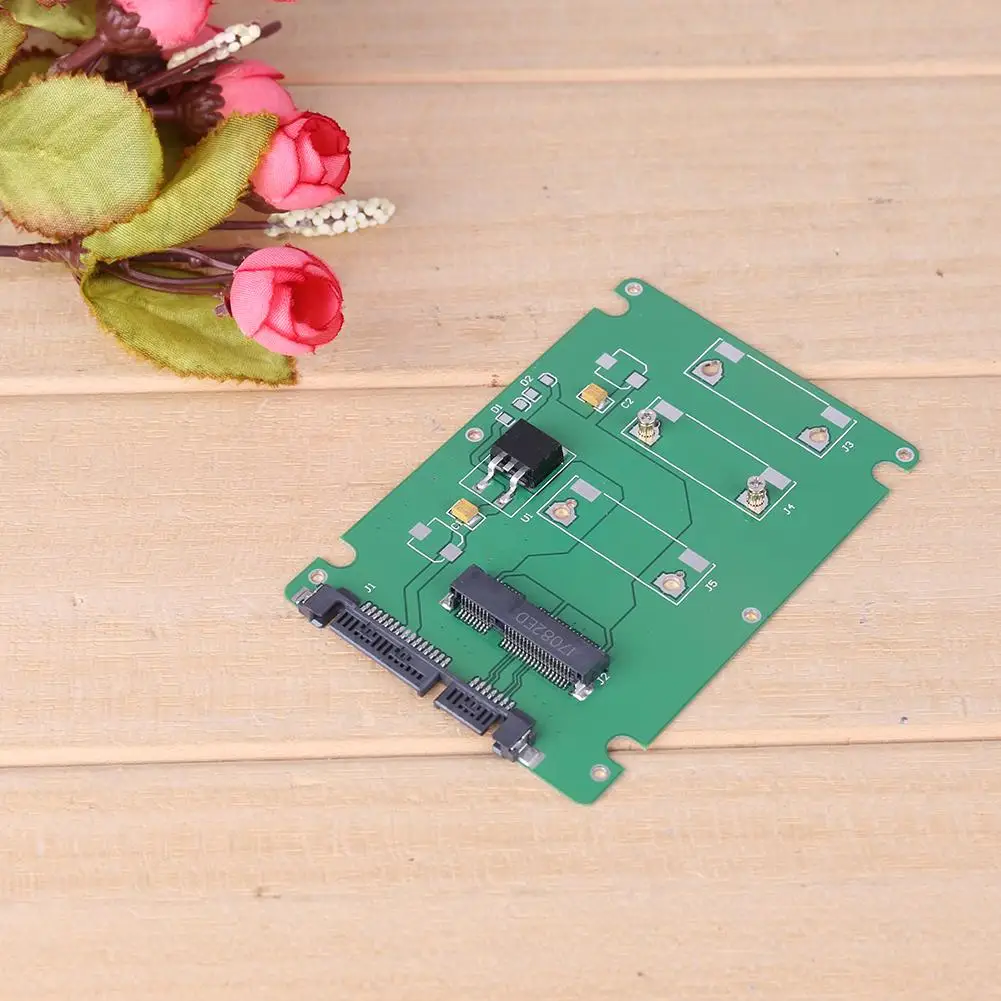 1 шт. SSD MSATA на 2 5 дюйма SATA 3 адаптер конвертер карта с дюймовым чехлом компьютерные