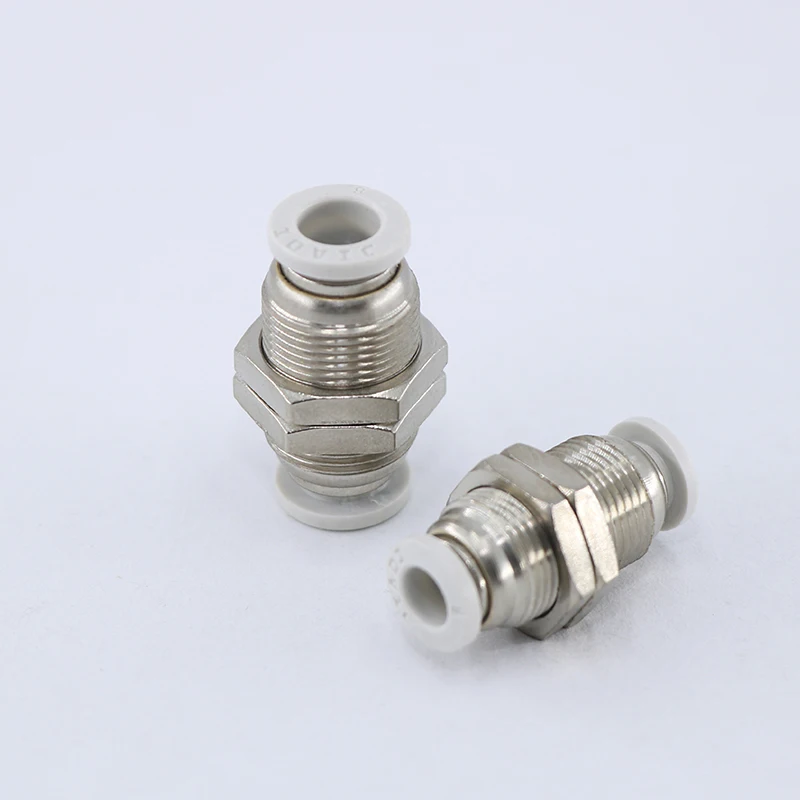 PM16 диафрагма прямой через пластину двухсторонний Быстрый штекер пневматический