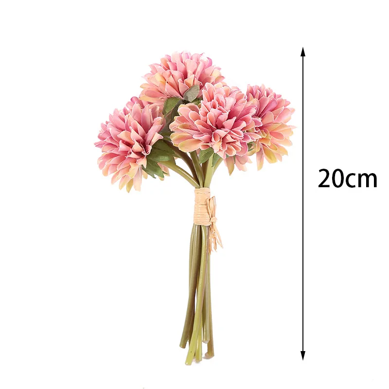 5 pieces / batch rose artificial flowers wedding bouquet silk fake party house decoration | Дом и сад